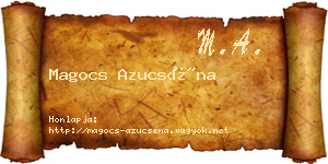 Magocs Azucséna névjegykártya